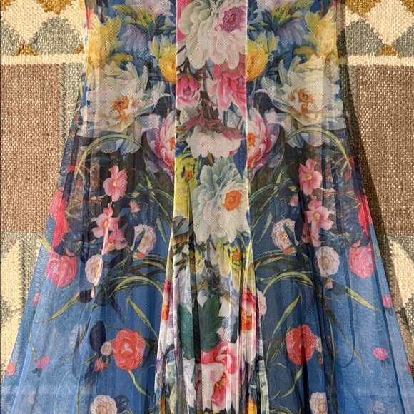 Johnny Was Multicolor Floral Maxi Dress - Picture 10 of 11